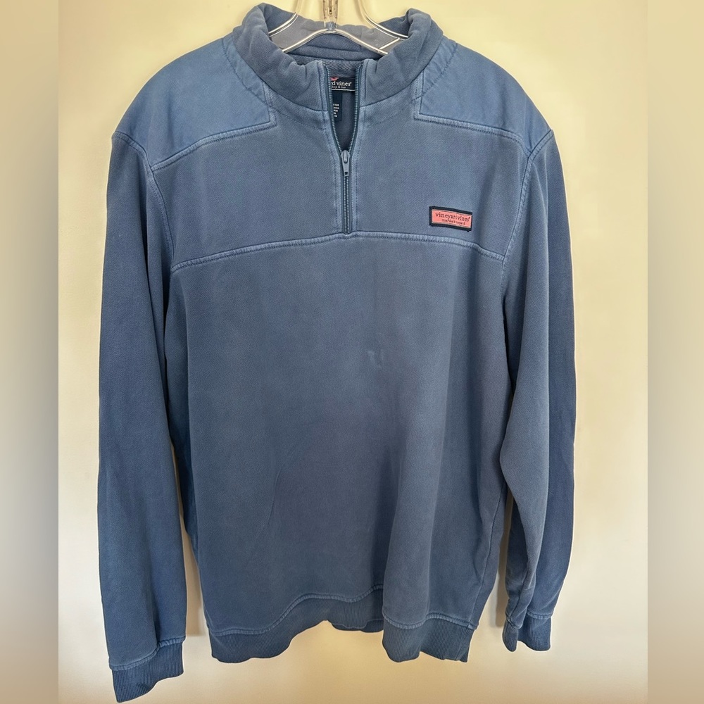 Blue Vineyard Vines 3/4 Zip in Men’s Medium